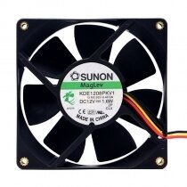 Sunon KDE1208PKV1 13.MS.B2513.AF.GN DC 12V 1.6W 2 Wires / 3 Wires Axial Cooling Fan