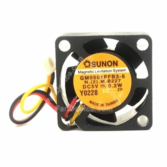 SUNON GM0501PFB3-8 DC 5V 0.2W 2 Wires / 3 Wires Axial Cooling Fan