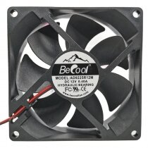 BeCool AD9225R12M DC 12V 0.40A 9225 Hydraulic Bearing Axial Cooling Fan