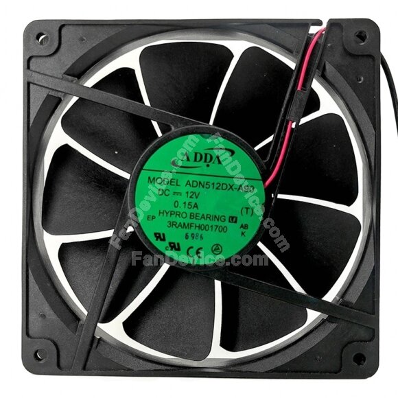 ADDA ADN512DX-A90 DC 12V 0.15A 13525 HYPRO Bearing Axial Cooling Fan