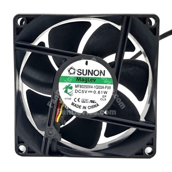 Sunon MF80250V4-1Q03A-F99 DC 5V 0.61W 2 Wires / 3 Wires Axial Cooling Fan