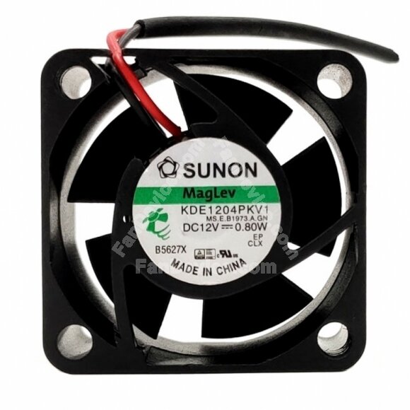 Sunon KDE1204PKV1 DC 12V 0.8W 2 Wires / 3 Wires Axial Cooling Fan