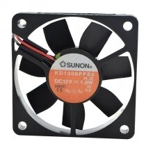 SUNON KD1206PFS2 DC 12V 1.0W 2 Wires Axial Cooling Fan
