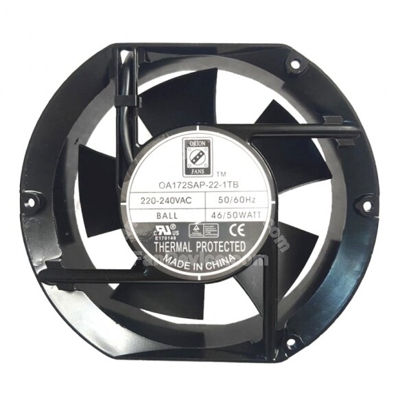 Orion OA172SAP-22-1TB AC 220-240V 46/50W 2 Wires Axial Cooling Fan