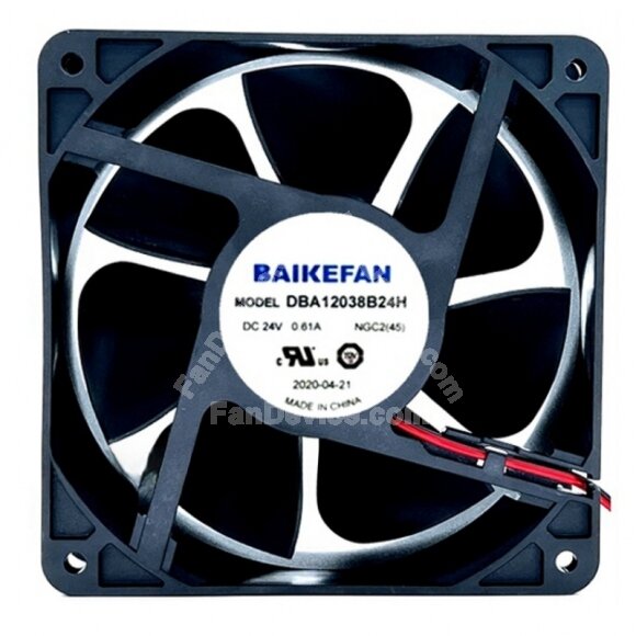BAIKEFAN DBA12038B24H DC 24V 0.61A 12038 Axial Cooling Fan