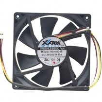 XFAN RDH8020S DC 12V 0.23A 2 Wires / 3 Wires / 4 Wires Axial Cooling Fan