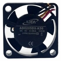 ADDA AD0205DX-K56 DC 5V 0.08A 2510 HYPRO Bearing Axial Cooling Fan
