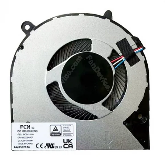 CPU Fan for HP 14S-CF 14S-CM 14S-CR 14S-DP 14-CK 14-DK 14-CS