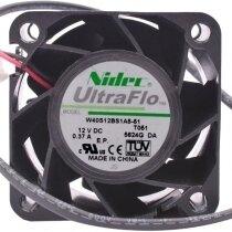Nidec UltraFlo W40S12BS1A5-51 DC 12V 0.37A 2 Wires 4028 Axial Fan