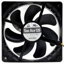 Sanyo Denki 9S1212P4M031 DC 12V 0.13A 2 / 3 / 4 Wires 12025 Axial Fan