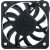 AVC DASA0610B2M DC 12V 0.20A 3 Wires 6010 Ball Bearing Axial Cooling Fan