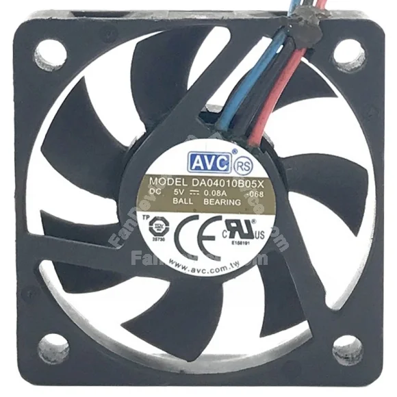 AVC DA04010B05X 5V 0.08A Ball Bearing Axial Fan