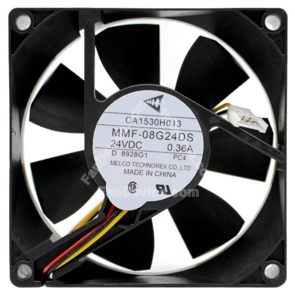 Mitsubishi MMF-08G24DS PC4 24V 0.36A 3 Wires Axial Fan