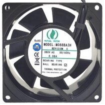 MUTUAL MOTOR M088BA3H 380V 0.08A Ball Bearing Axial Fan