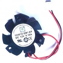 JUNYU 124010-SM1 12V 0.10A 2 Wires Cooling Fan