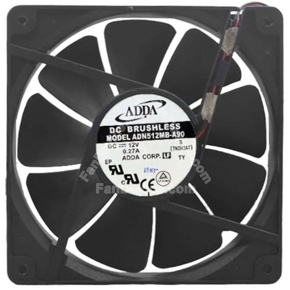 ADDA ADN512MB-A90 12V 0.27A 2 Wires Brushless Cooling Fan