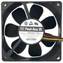 Sanyo 109R0812T4H11 12V 0.14A 2 / 3 / 4 Wires Cooling Fan