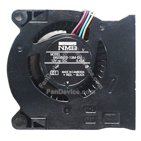 NMB 06035GS-13M-EU 13V 0.43A 4 Wires Blower Cooling Fan