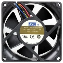 AVC DA08025B48U 48V 0.14A Ball Bearing Axial Cooling Fan