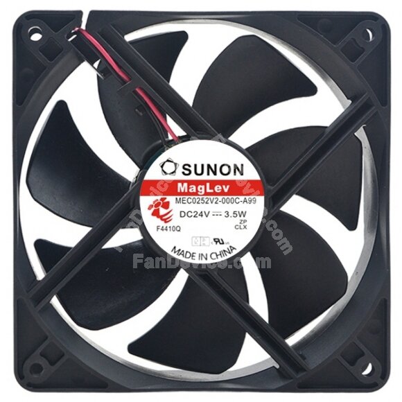 Sunon MEC0252V2-000C-A99 24V 3.5W Maglev Axial Cooling Fan