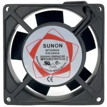 Sunon 2093A 220/240V 0.09A Impedance Protected Cooling Fan