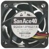 Sanyo 9GA0412P6G014 12V 0.23A 4 Wires Axial Cooling Fan