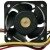 Sanyo 9GA0412P6G014 12V 0.23A 4 Wires Axial Cooling Fan