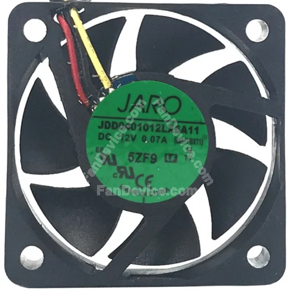 JARO JDD0401012LX6A11 12V 0.07A 3 Wires Axial Cooling Fan
