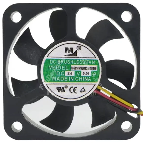 YM F0515NSSD025-SM040 24V 0.04A 2 Wires Axial Cooling Fan