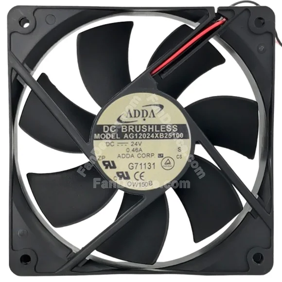 ADDA AG12024XB25100 24V 0.46A 2 / 3 Wires Cooling Fan