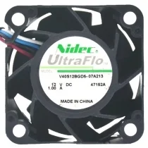 Nidec V40S12BGD5-07A213 12V 1.00A 4 Wires PWM Cooling Fan