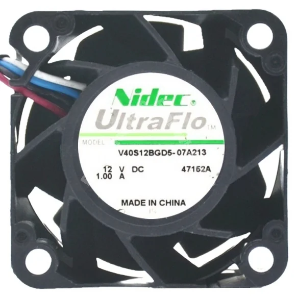 Nidec V40S12BGD5-07A213 12V 1.00A 4 Wires PWM Cooling Fan