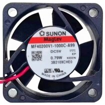 Sunon MF40200V1-1000C-A99 5V 0.79W 2 Wires Cooling Fan