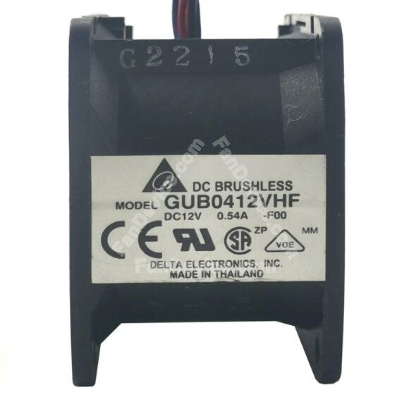 Delta GUB0412VHF 12V 0.54A 6 Wires Axial Cooling Fan
