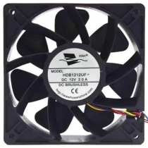 HXH HDB1212UF-P 12V 2.0A 4 Wires DC Brushless Cooling Fan