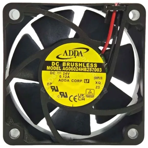 ADDA AG06024HB257003 24V 0.12A DC Brushless 2 Wires Axial Cooling Fan