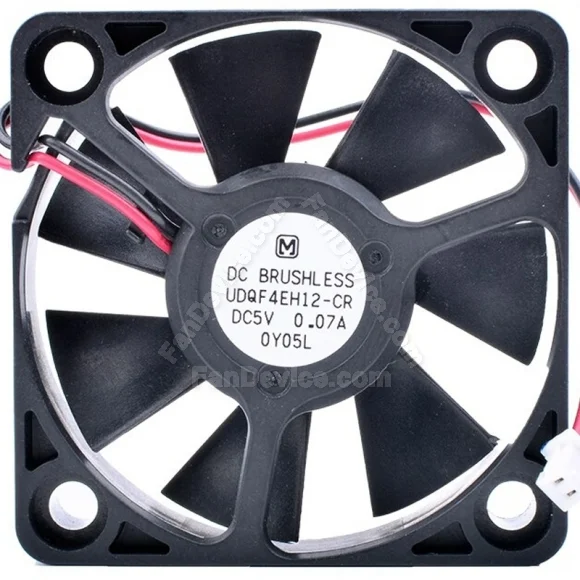 Panasonic UDQF4EH12-CR 5V 0.07A DC Brushless 2 Wires Axial Cooling Fan