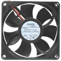 NMB 08020SA-12J-AA DC 12V 0.07A 2 Wires Axial Cooling Fan