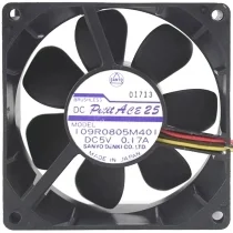 Sanyo 109R0805M401 DC 5V 0.17A 3 Wires Axial Cooling Fan