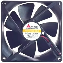 Y.S.TECH FD129225EB 12V 0.47A DC Brushless 2 Wires Axial Cooling Fan