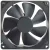 Y.S.TECH FD129225EB 12V 0.47A DC Brushless 2 Wires Axial Cooling Fan