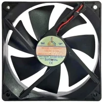 SAN JUN SJ1225HD1 12V 0.19A 2 Wires Impedance Protected Cooling Fan