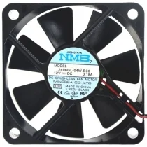 NMB 2406GL-04W-B30 12V 0.18A DC Brushless 2 Wires Axial Cooling Fan