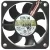 AVC C5010B12H DC 12V 0.15A 3 Wires Ball Bearing Axial Cooling Fan