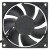 SuperRed CHB8012ES-AP DC 12V 0.44A 4 Wires 43.5CFM Axial Cooling Fan