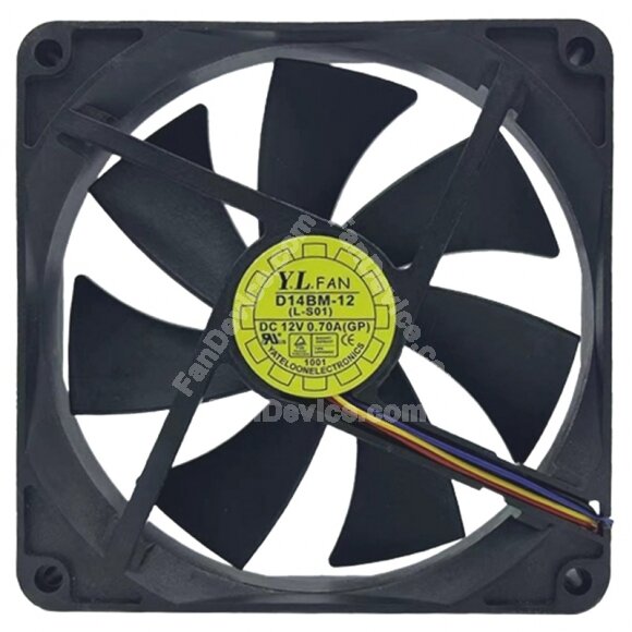 YaLn Fan Yate Loon D14BM-12 DC 12V 0.70A 14025 Axial Cooling Fan