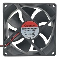 Sunon EE92251S1-000C-A99 DC 12V 2.0W 2 Wires Axial Cooling Fan