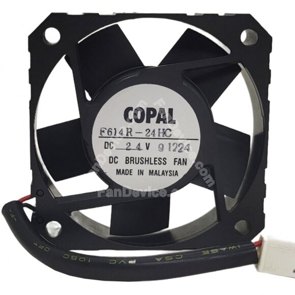 COPAL F614R-24HC DC 24V 3 Wires Brushless Axial Cooling Fan