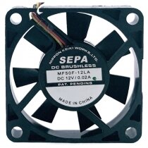 SEPA MF50F-12LA DC 12V 0.02A 3 Wires Brushless Axial Cooling Fan