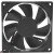 SAN JUN SJ8025HD2 DC 24V 0.19A 2 Wires Axial Cooling Fan